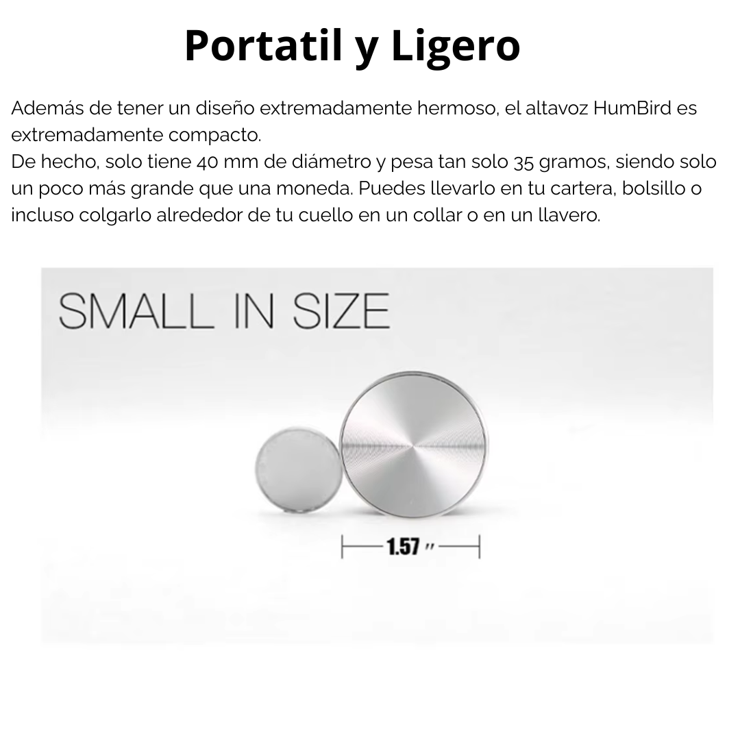 Altavoz Bluetooth con sonido estéreo